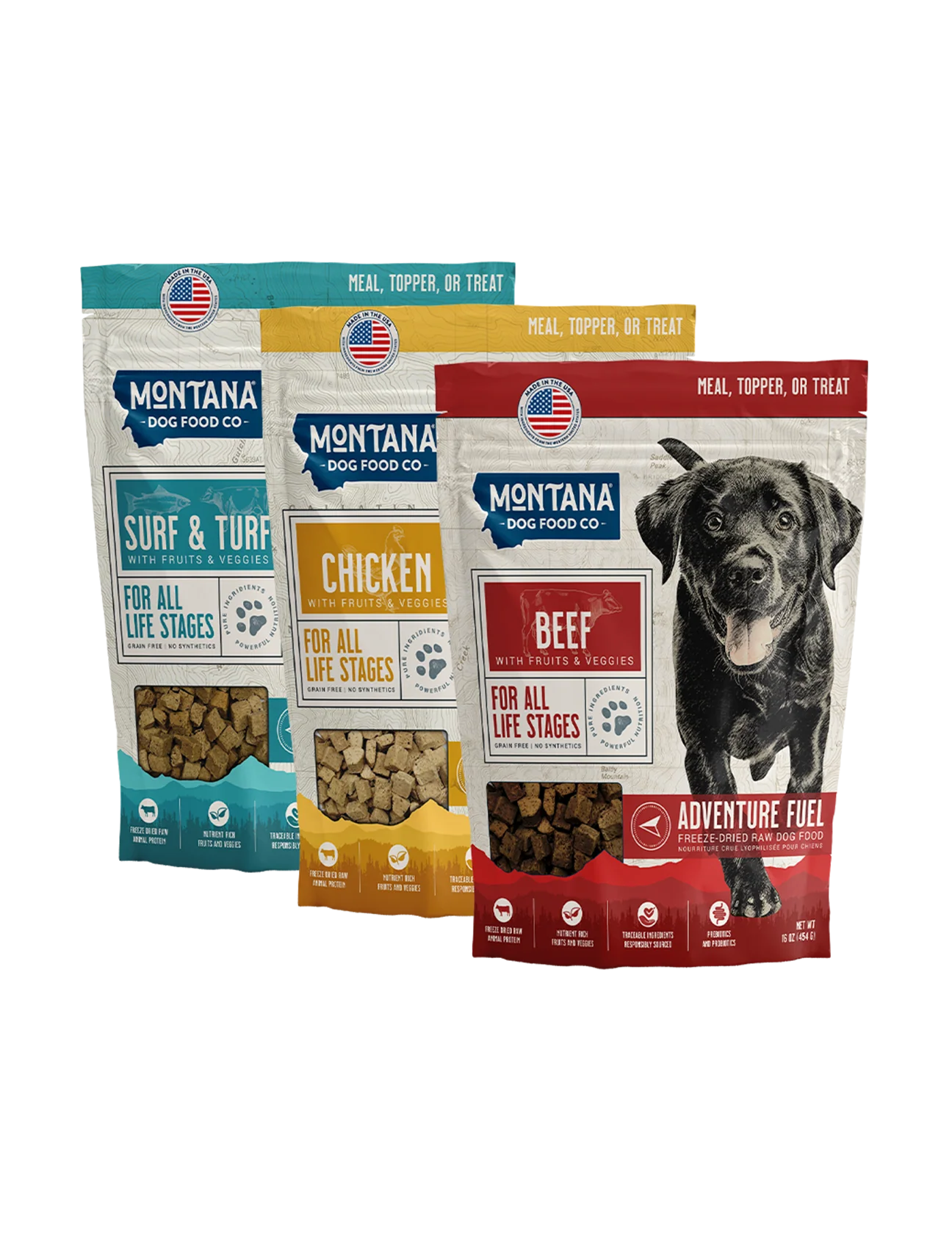 Adventure Fuel Freeze-dried Raw Grain-free Dog Food: 3 Pack